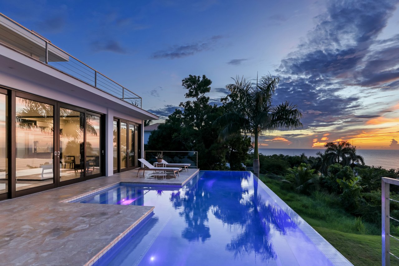 Casa Azul, Rincón PR                  Luxury Modern Hilltop & Ocean Views