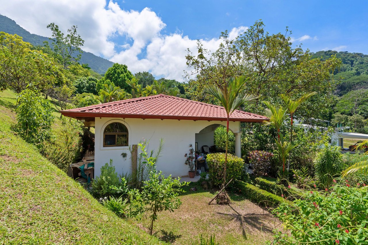 OCEAN VIEW ESTATE HOME WITH GUEST BUNGALOW, CARETAKER HOME, FRUIT TREES, AND WATERFALL – 3.47 ACRES