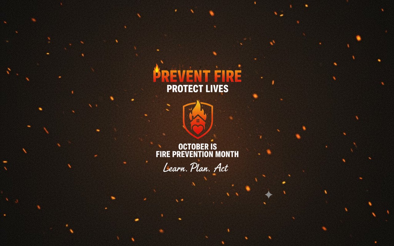 Prevent Fire. Protect Lives: October is Fire Prevention Month
