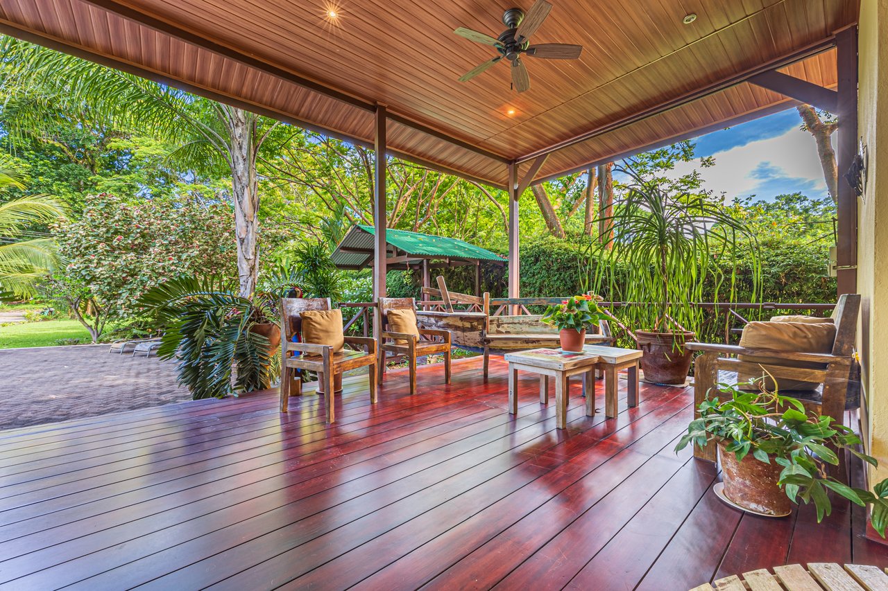 0.50 ACRES – 5 Bedroom Riverfront Modern Home, Walking Distance To Dominical!!!