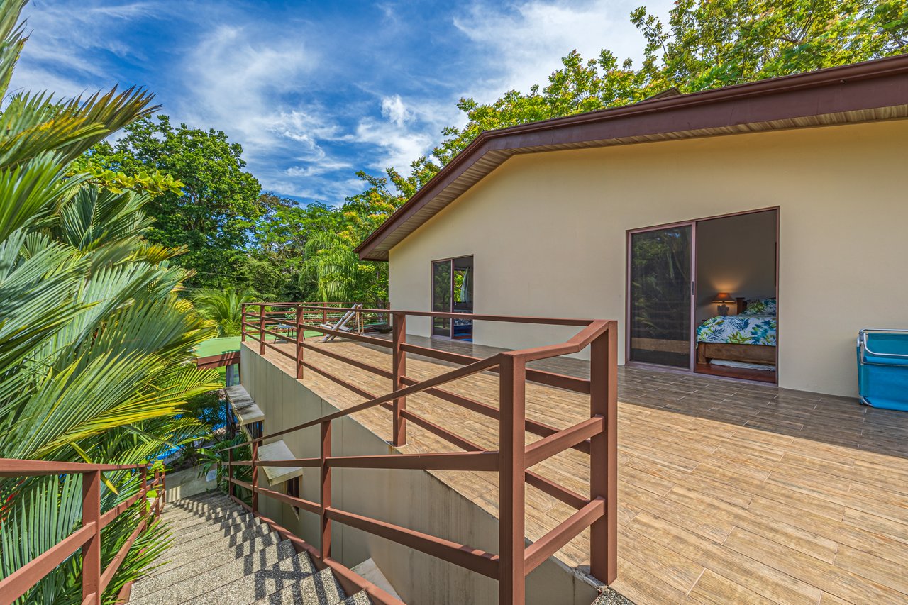 0.50 ACRES – 5 Bedroom Riverfront Modern Home, Walking Distance To Dominical!!!