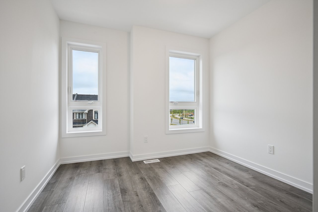 Brand-new, never-lived-in stacked townhome