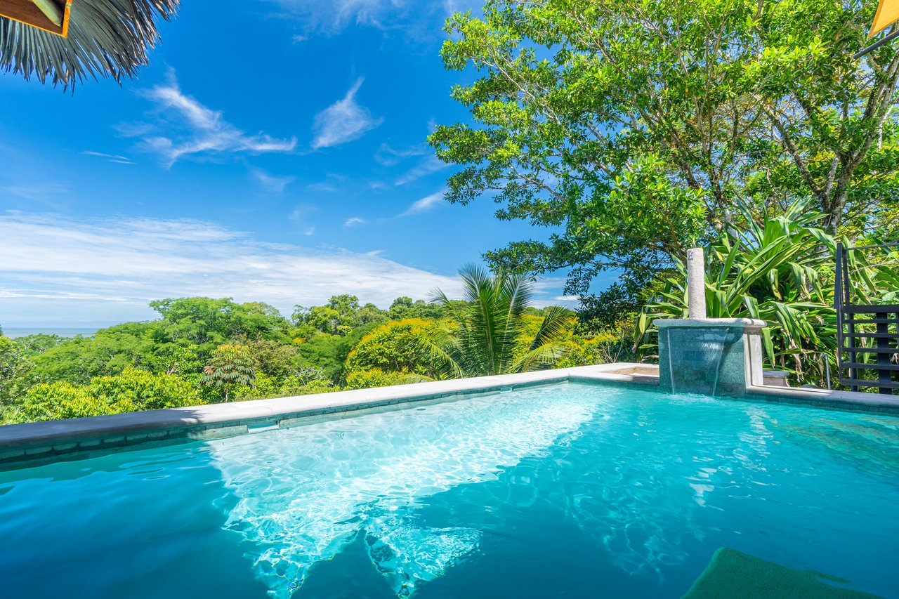Casa Chiquita - Ocean View Retreat in the Heart of Ojochal – 3 Bed, 3 Bath with Pool, Fruit Trees & Prime Location