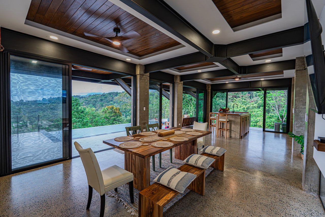 Luxury Modern House with Breathtaking Ocean Views in Las Brisas, Uvita