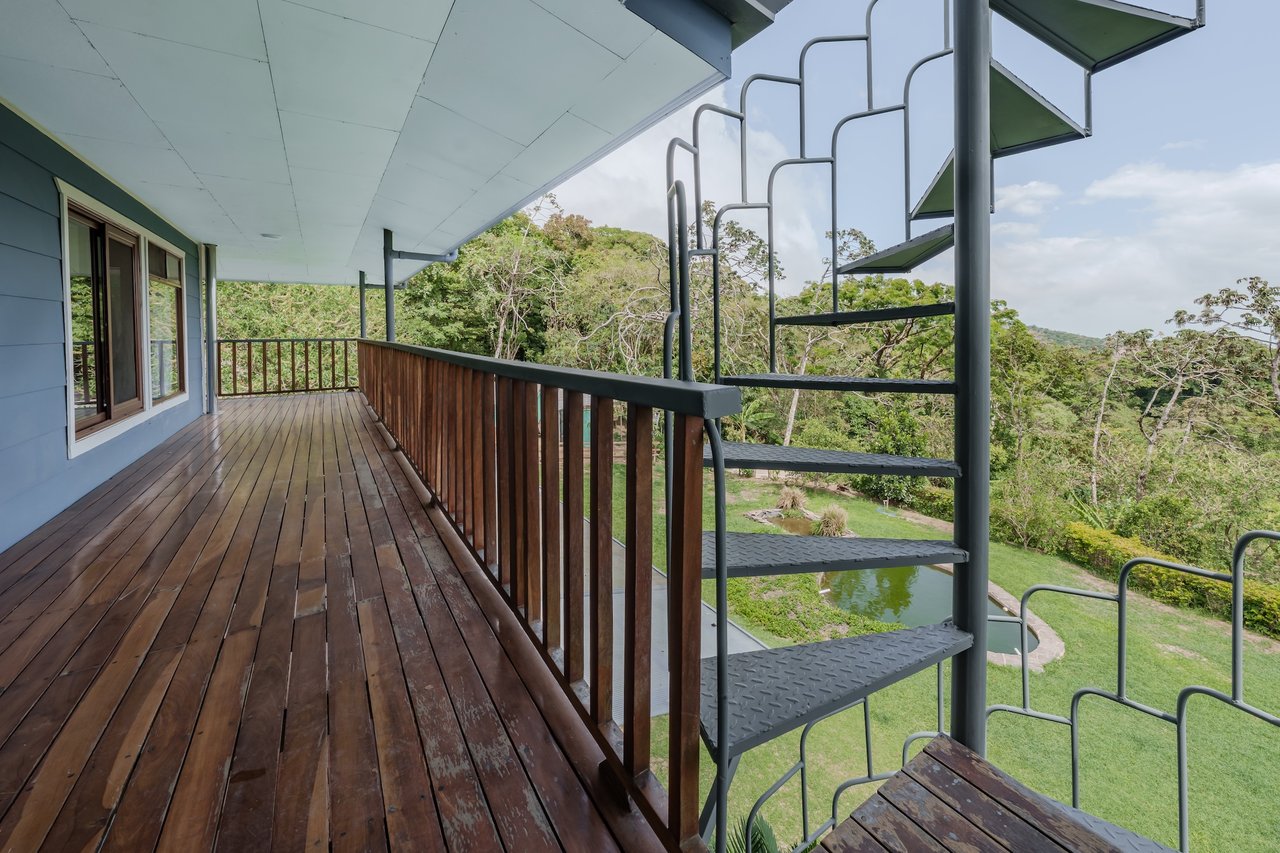 Eco Luxury Estate in Monteverde with Panoramic Gulf Views & Flat Land