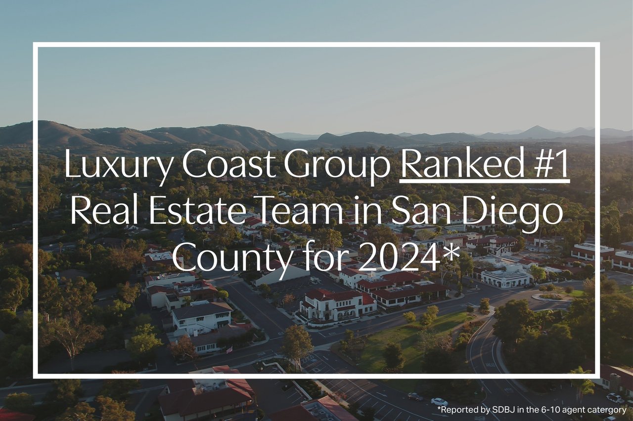 Luxury Coast Group Ranks #1 in San Diego County