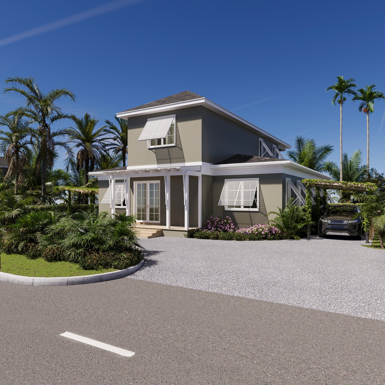 4 bedroom, 3 bath, two story