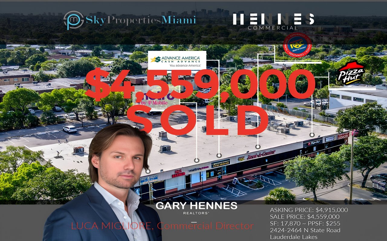 Lauderdale Lakes Commercial Plaza Trades for $4,559,000