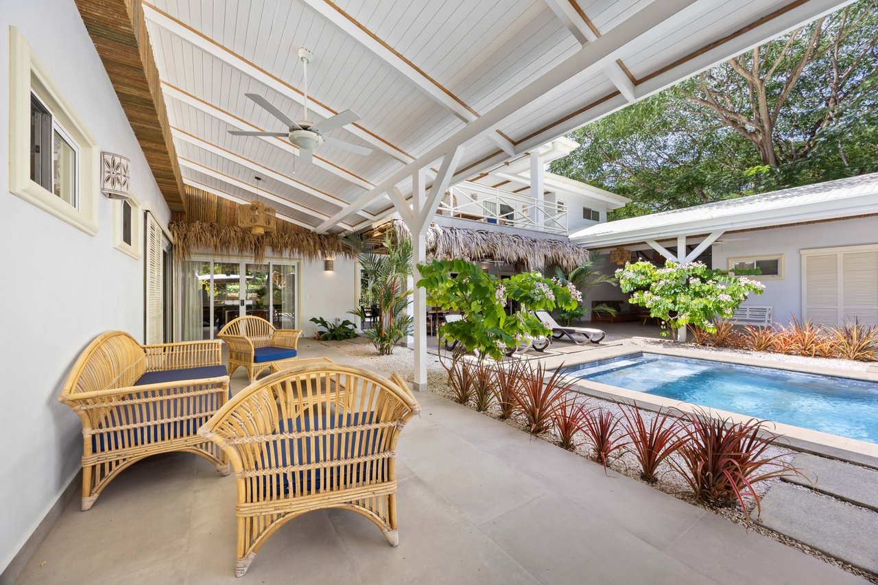 Casa Karibe | Vibrant 5-Bedroom Caribbean-Inspired Villa with Pool in Gated Tamarindo Community