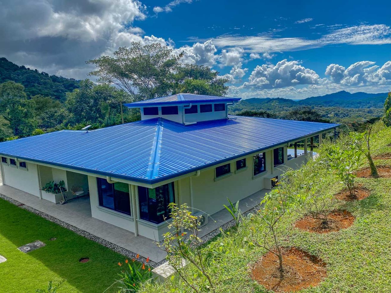 Private 2-Bed Hacienda with Ocean & Mountain Views, Pool & Development Potential in Ojochal