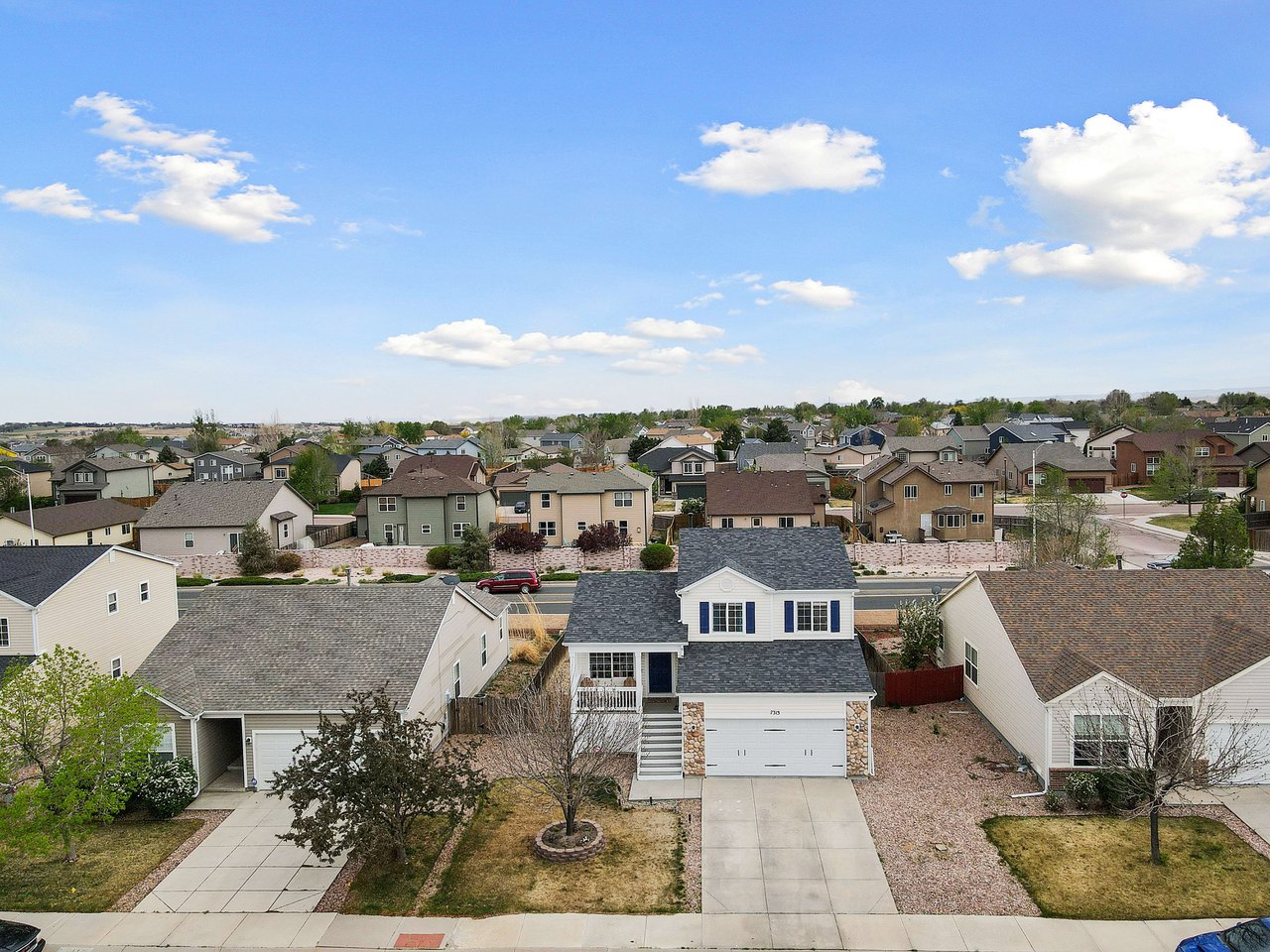 Residential homes in the Security-Widefield area of Fountain Valley Colorado, highlighting local neighborhoods and housing styles
