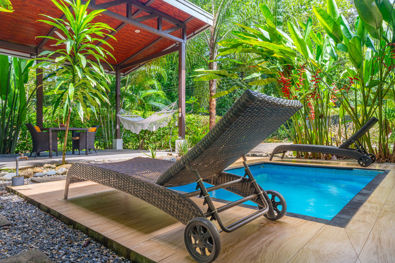 Tropical Modern Casita on ½ Acre / Saltwater Pool / Expansion Potential