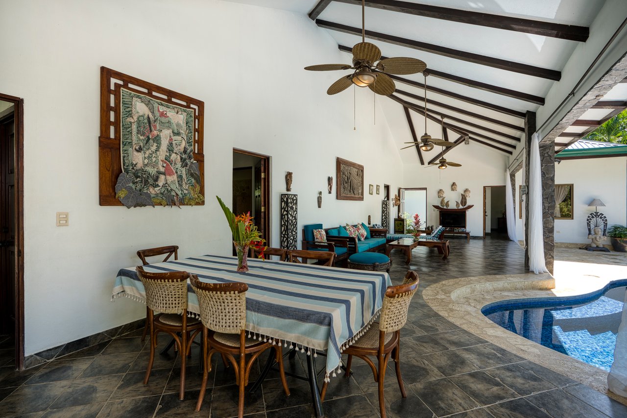 3 Bedroom Bali Style Home in Uvita