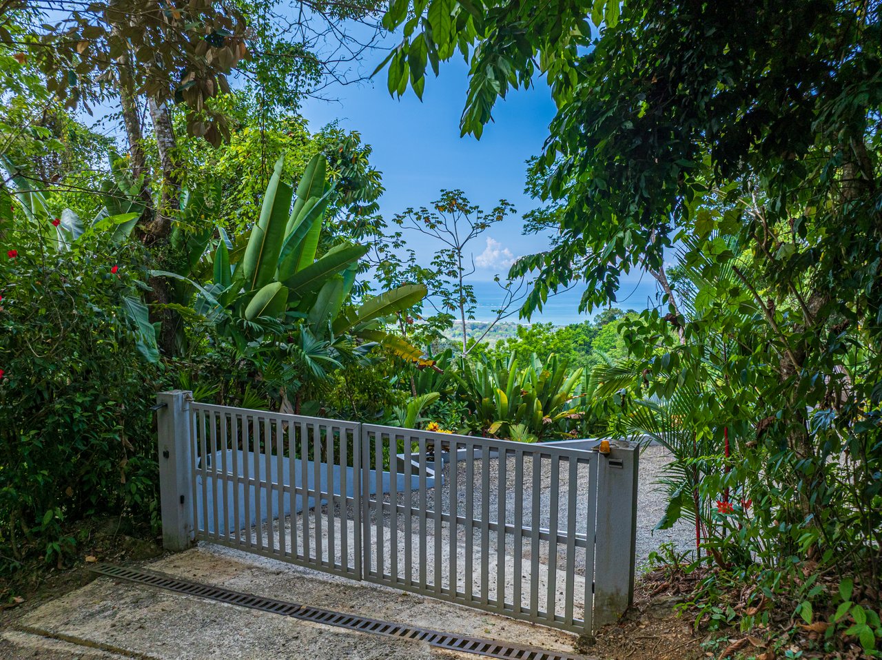 Uvita Ocean and Whale Tail View Modern Home on 3.64 Acres in Exclusive Enclave