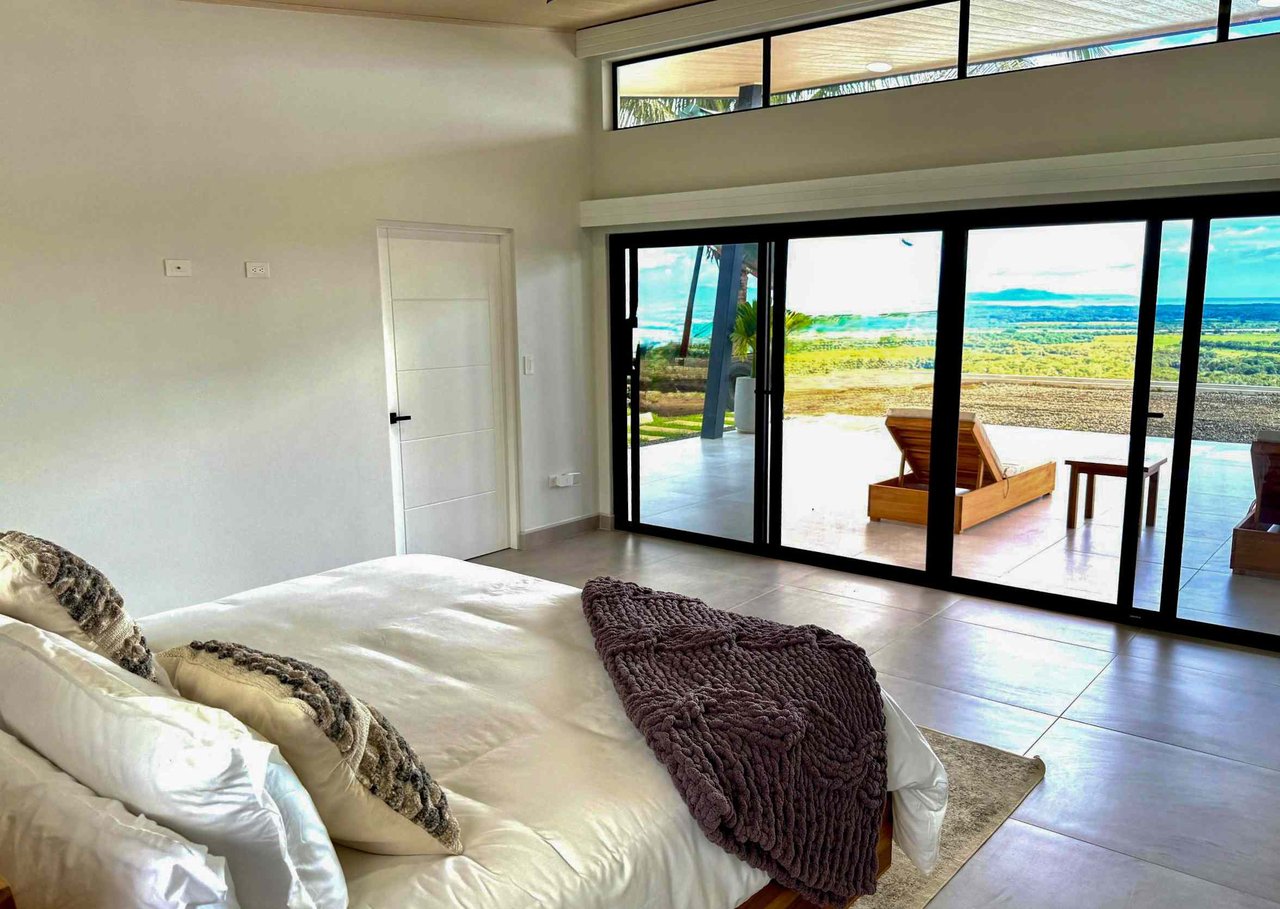 Brand New Modern Luxury 4-Bedroom Home with Pool and Incredible Panoramic Coastal & Ocean Views in Teancum at Tawal near Ojochal Costa Rica