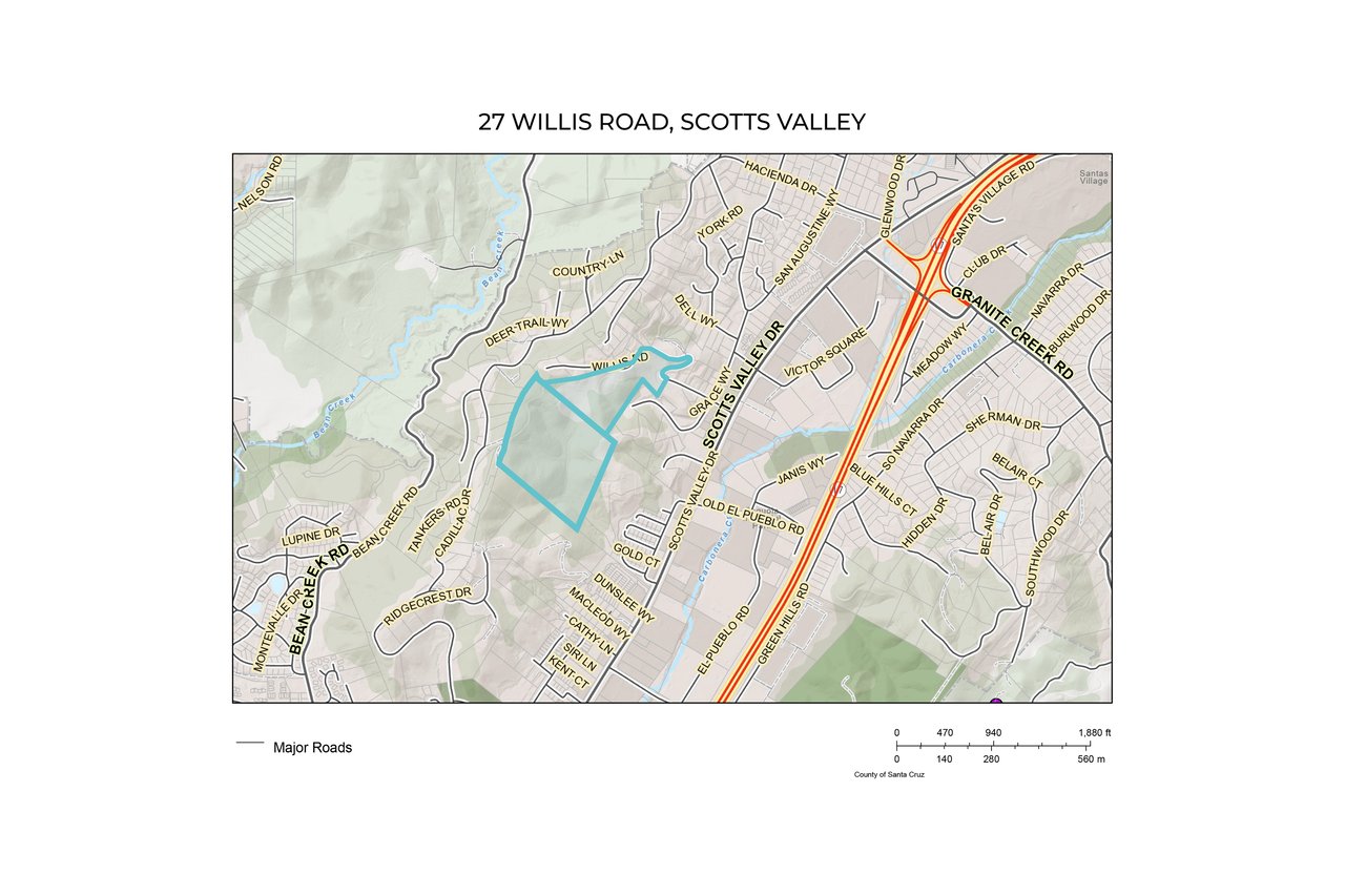 Rare Redwood Acreage in Scotts Valley