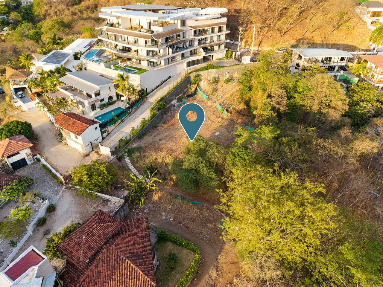 Villa Terraza Lot | Ocean View Opportunity in Tamarindo with Water and Power Already in Place