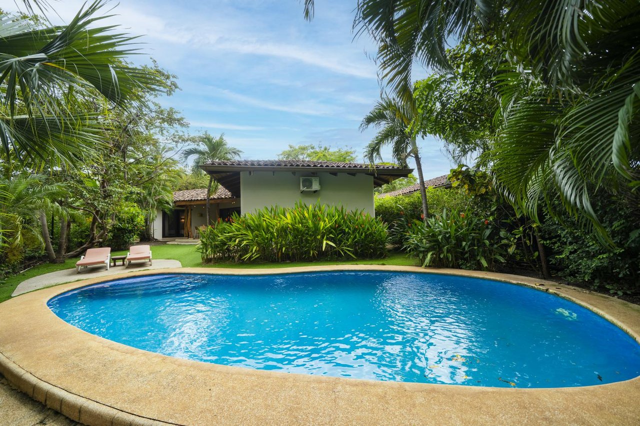 Villa Orquidea #17 | Charming 2-Bedroom Tropical Villa with Private Pool, Steps from Playa Langosta