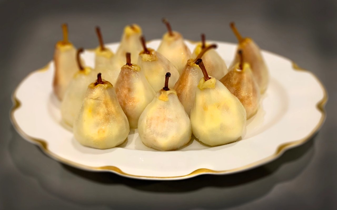 Poached Pears, Easy French Elegance