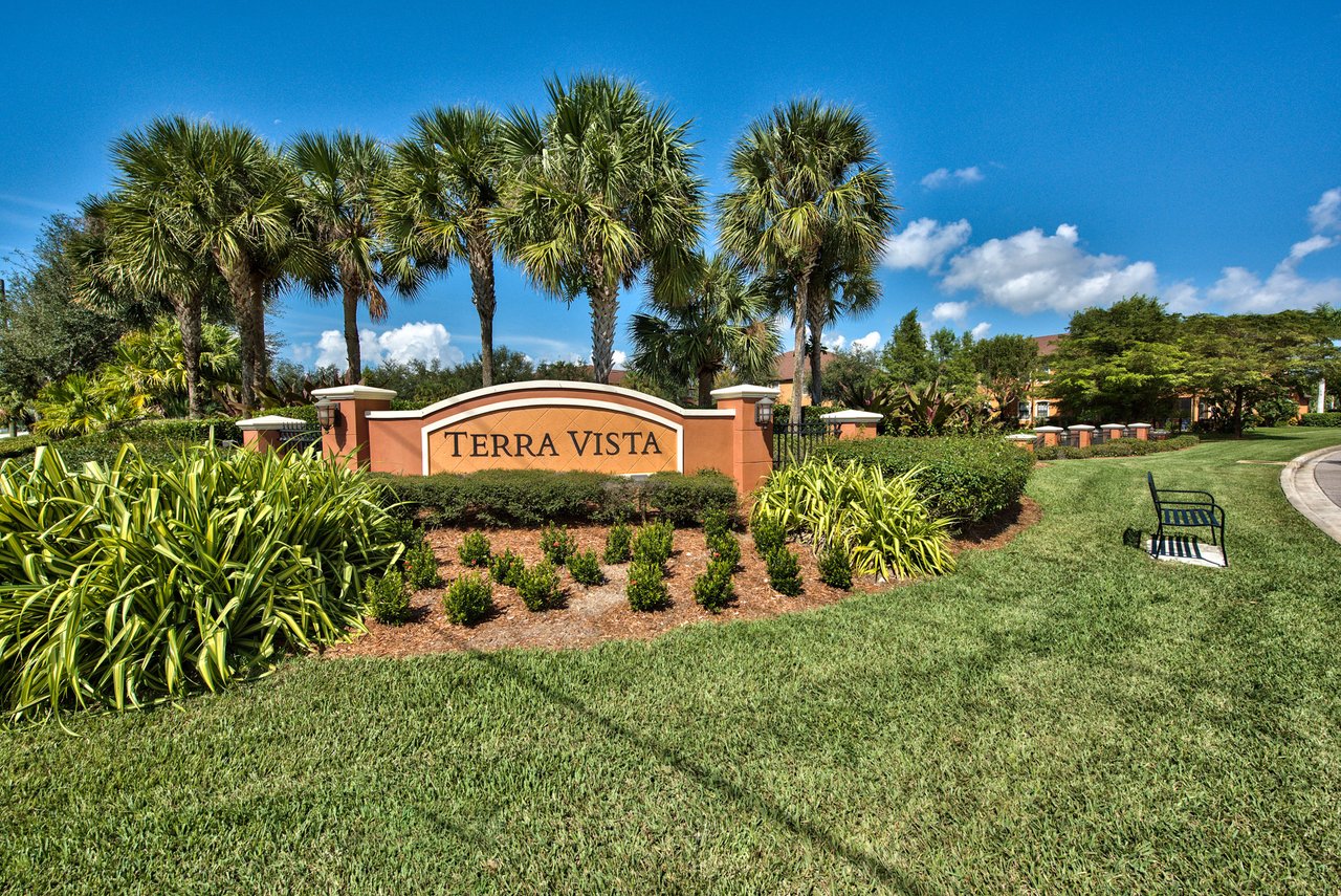 Terra Vista community entrance monument sign, Estero, Florida