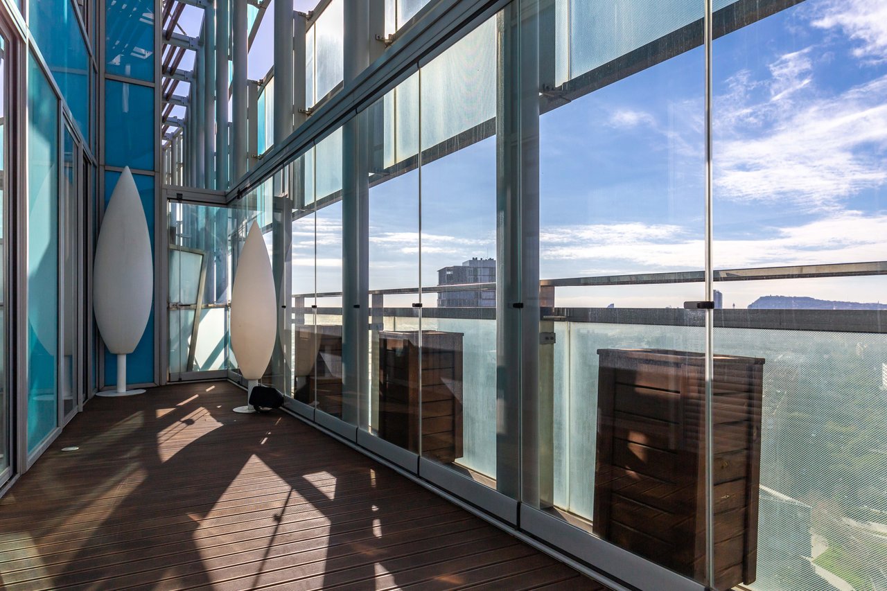 Luxury penthouse in Diagonal Mar, with views and pool 