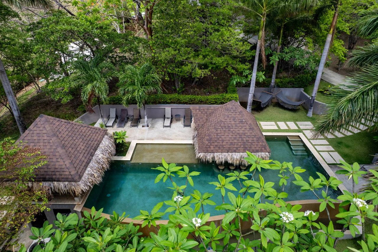 Casa Escondida | Luxury Jungle Estate with 3 Residences, 3 Pools & Income Potential Near Tamarindo