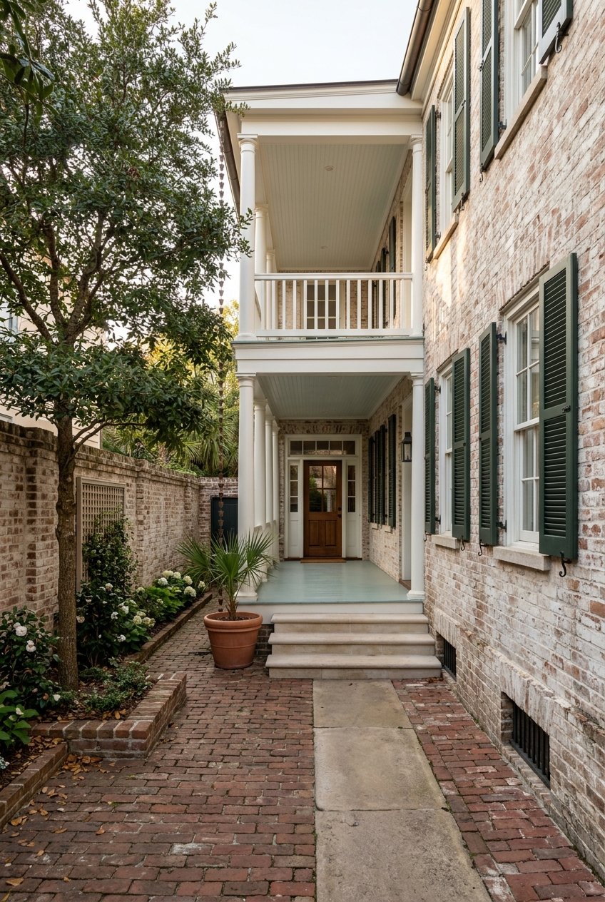 Porches, Piazzas And Courtyards In Historic Charleston Homes