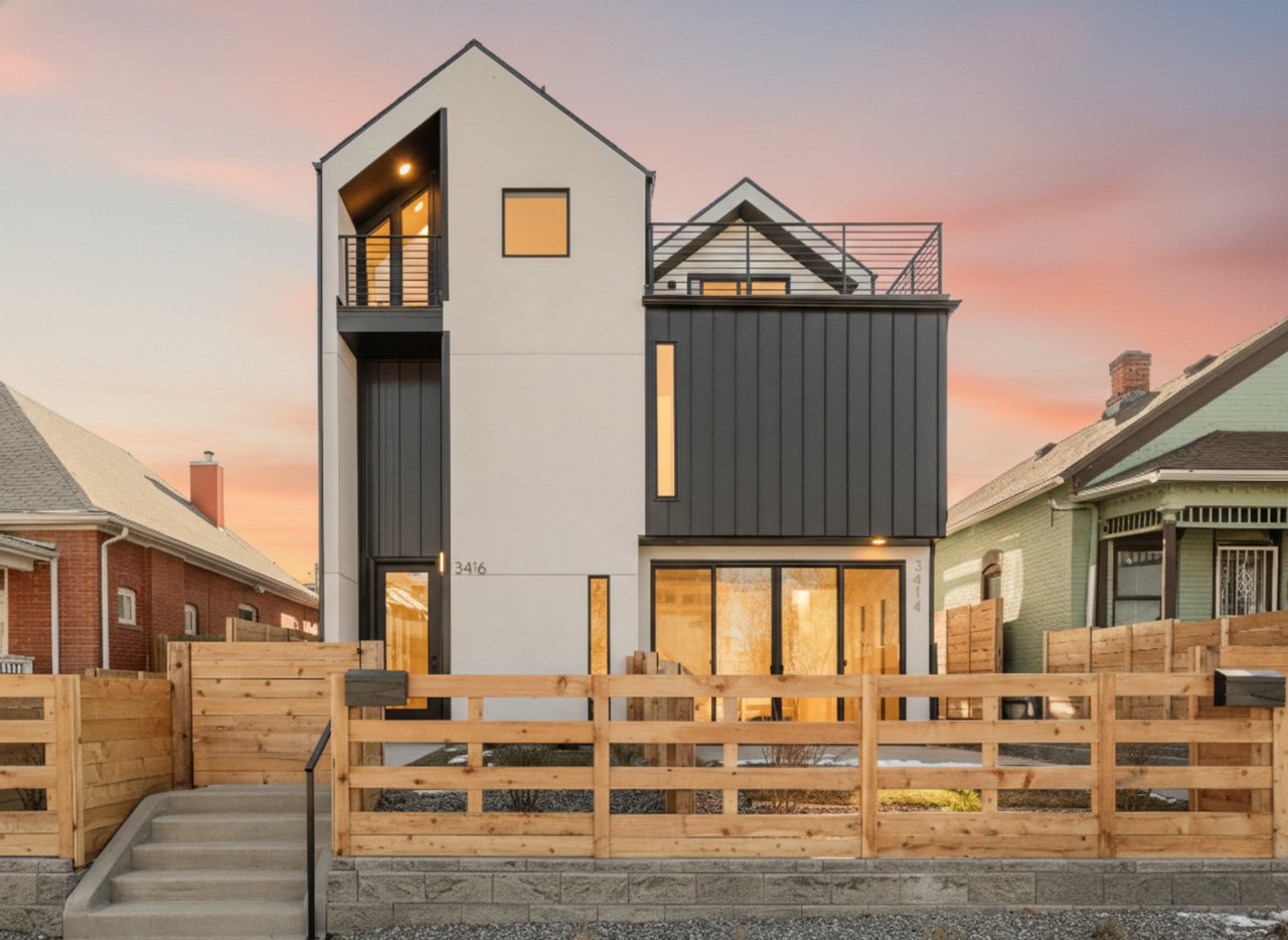 3414 & 3416 Lawrence Street: ReVest Brings Modern Architecture and Rooftop Living to RiNo