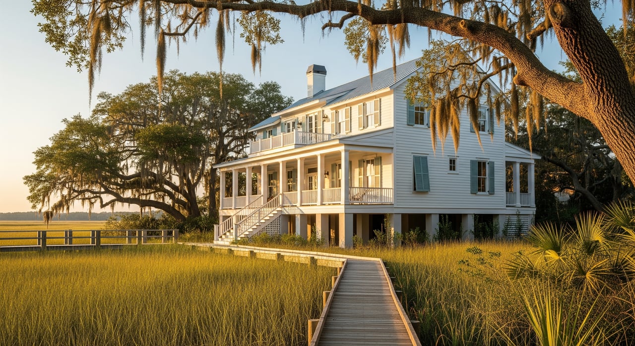 Lowcountry Architecture Styles in Palmetto Bluff