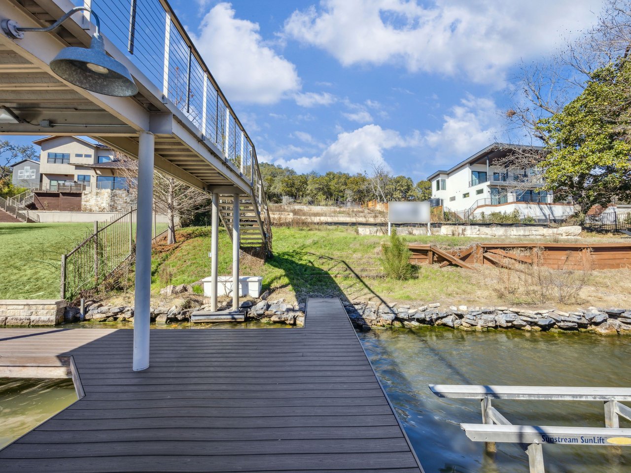 Shovel-Ready Lake Austin Lot with Permitted Plans + Double-Slip Dock