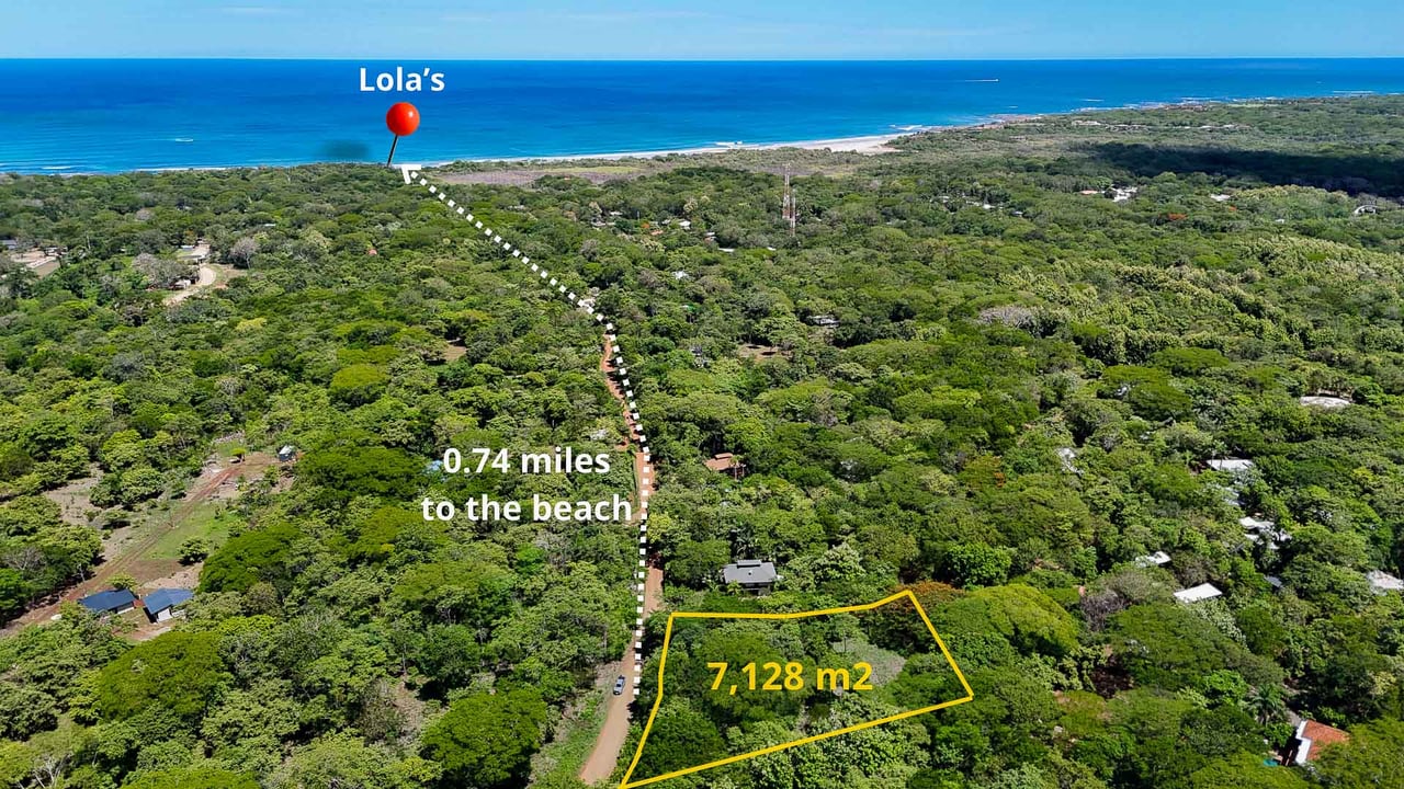 Acreage Estate Lot | 7,128 m² Buildable Property Near Playa Avellanas
