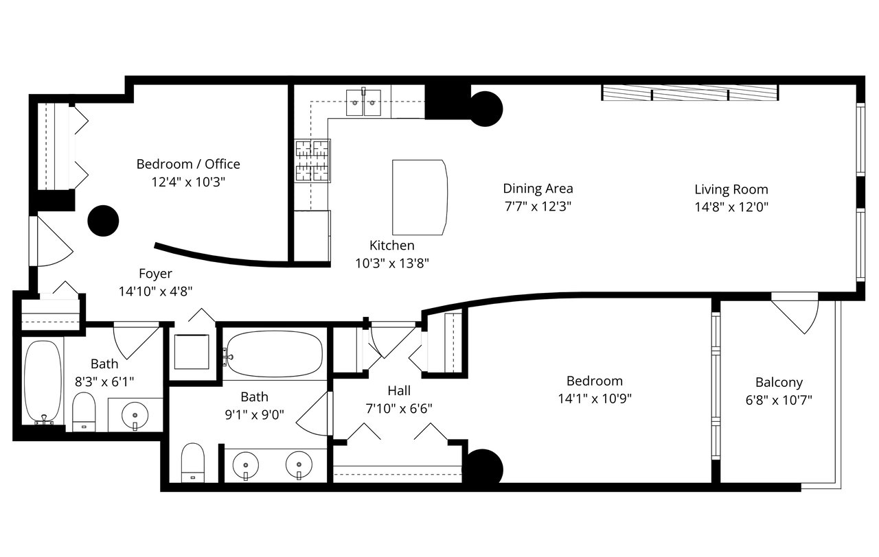 702 N Larabee Street unit 1206 