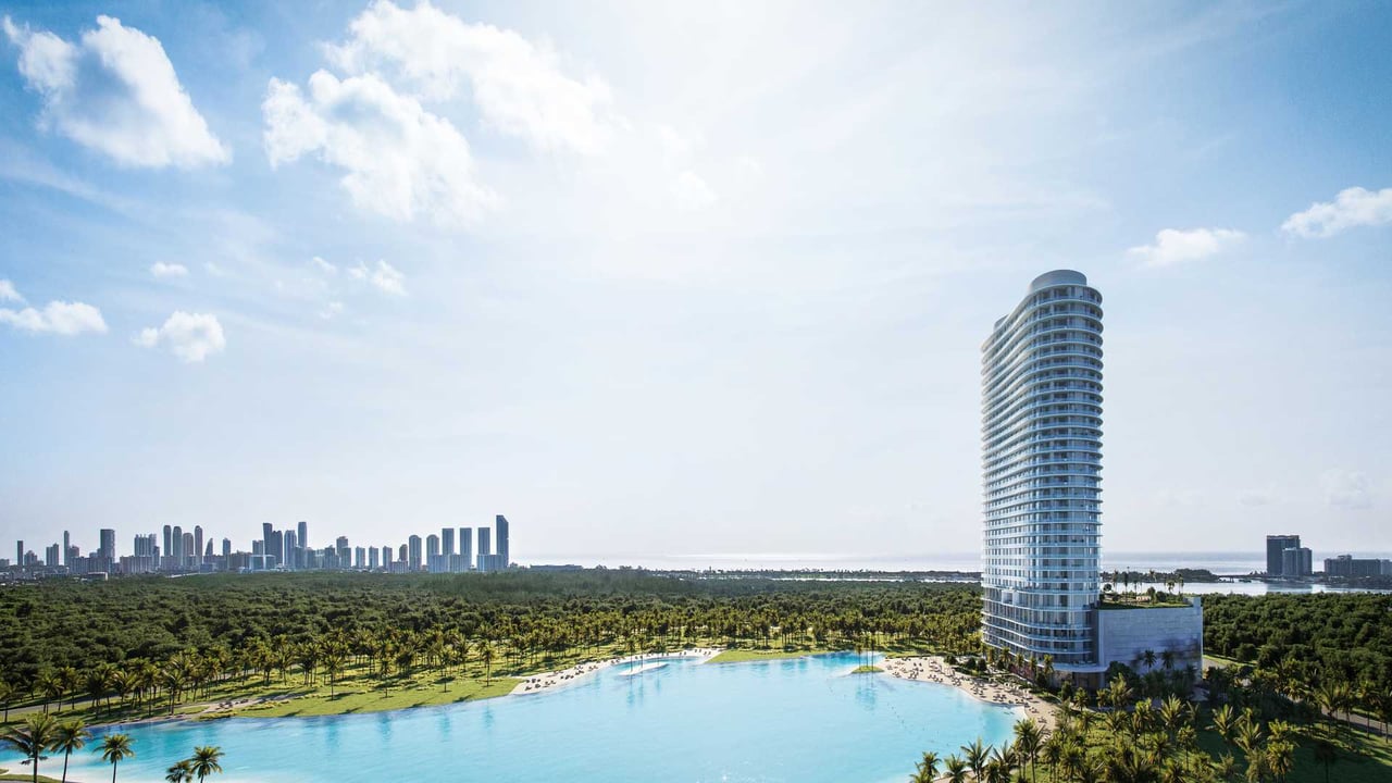 One Park Tower city view 