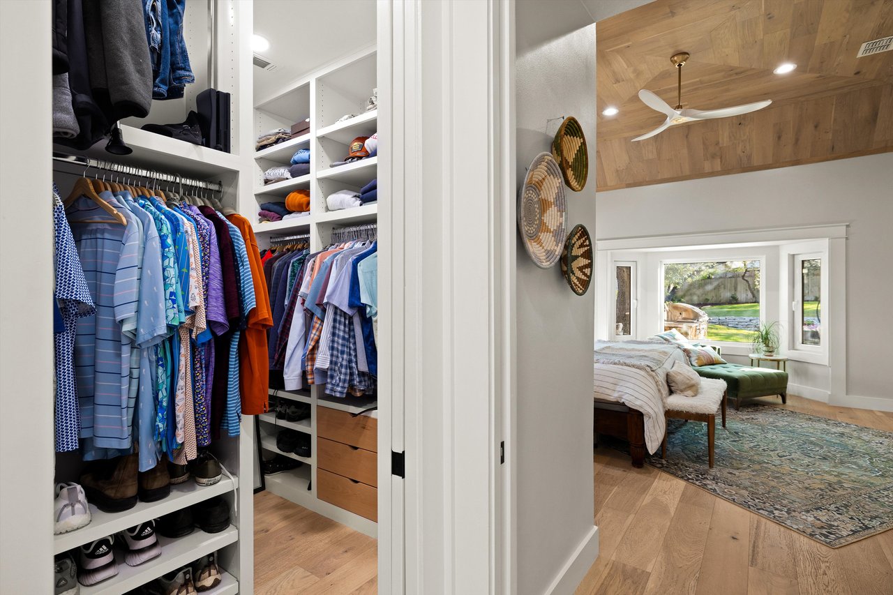 Primary suite walk-in closet number two