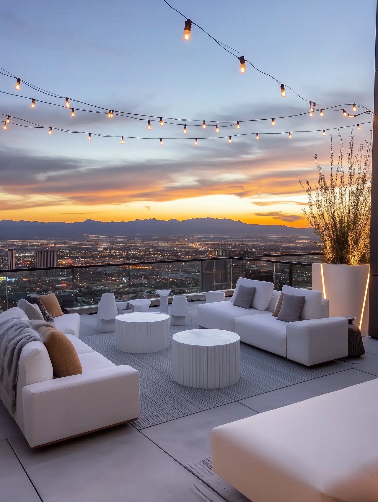Housing Project Takes Shape Along Ridge in Las Vegas Desert