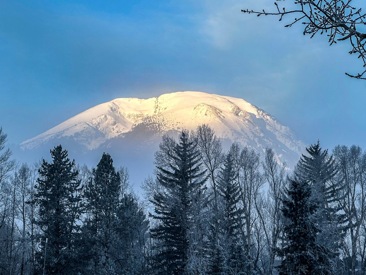 Buffalo Mountain Silverthorne Colorado winter