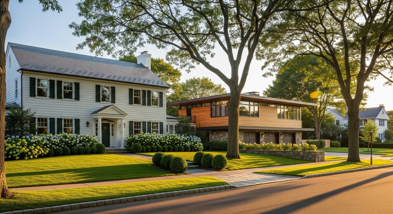 Colonial vs. Ranch Homes in Greenlawn