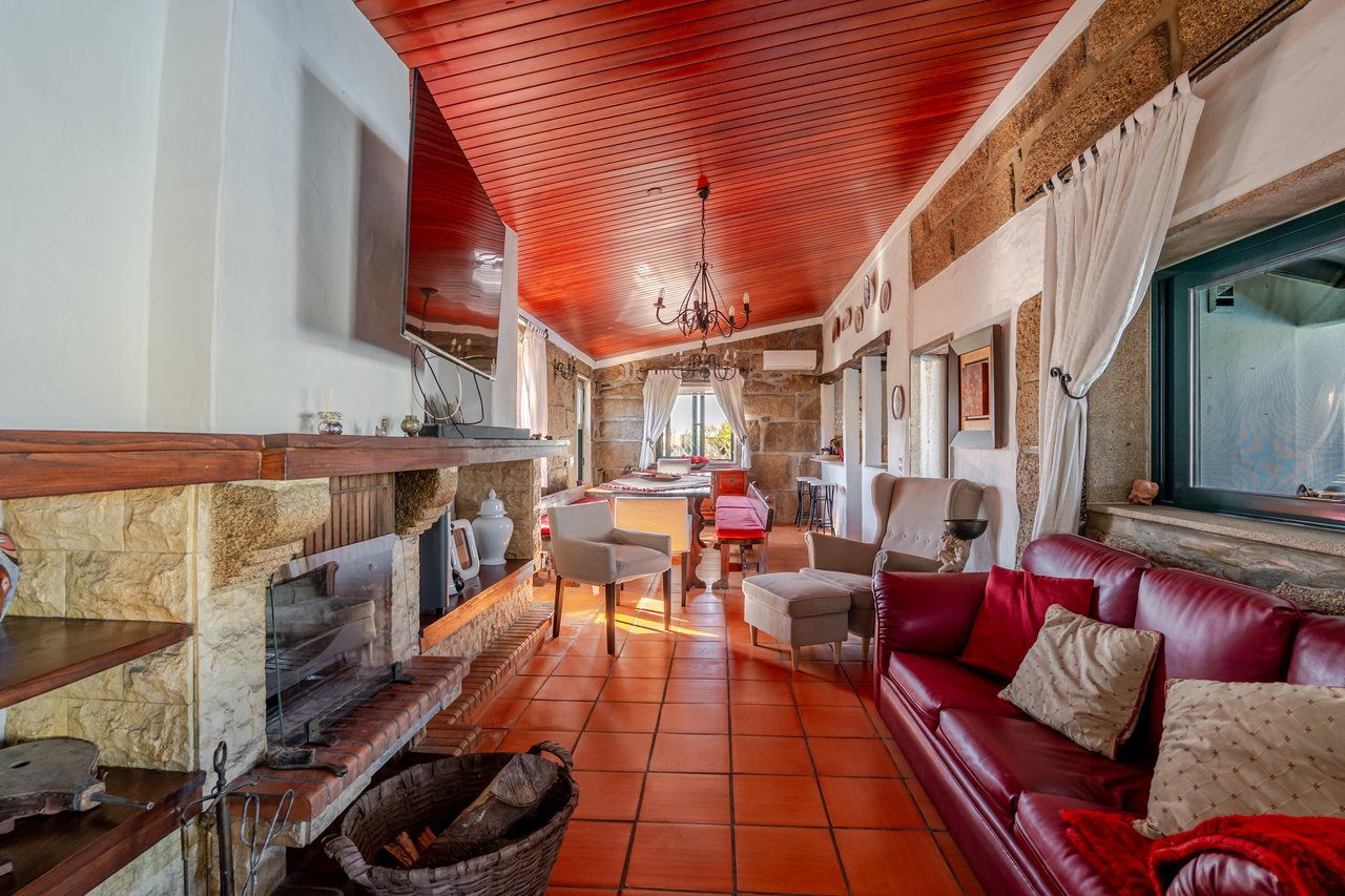 Exceptional Renovated Estate with 4 Residences, Pool & Orchard Near Porto