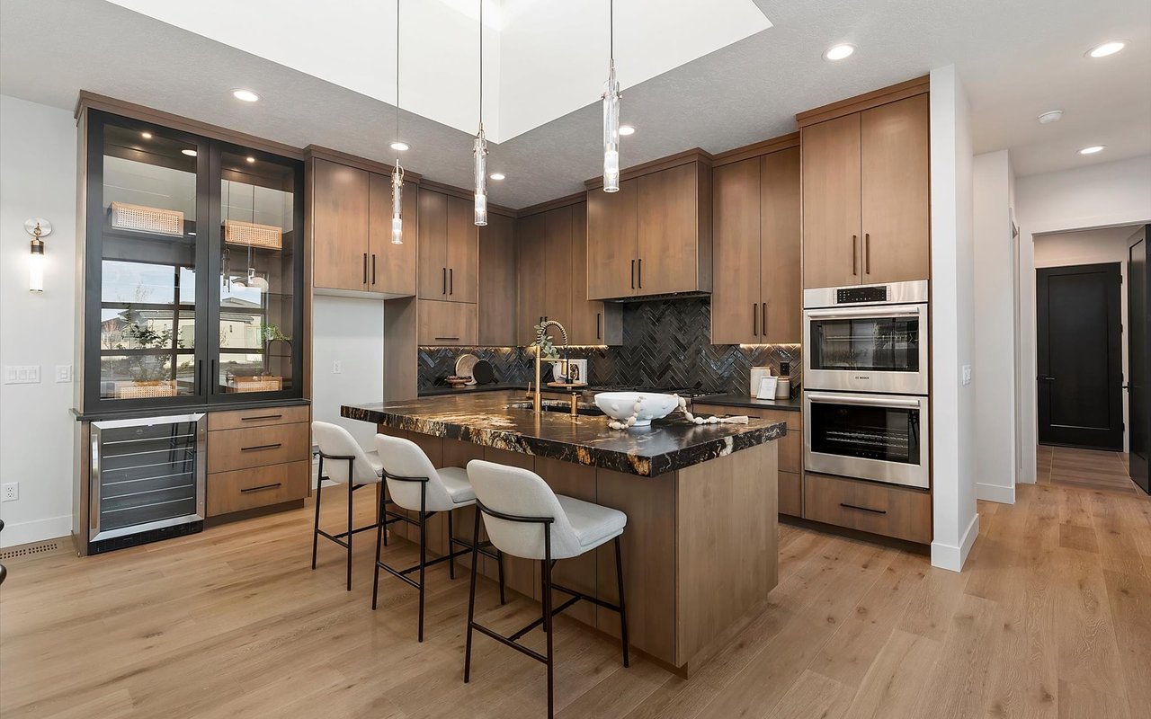 New Construction Home With Volcano Granite Island