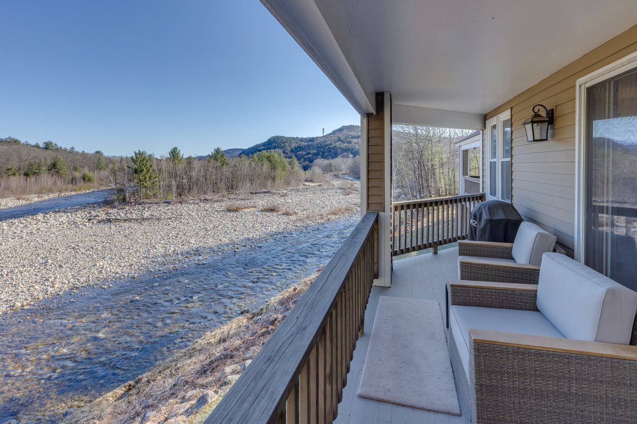 Ski Season Rental with panoramic water and mountain views