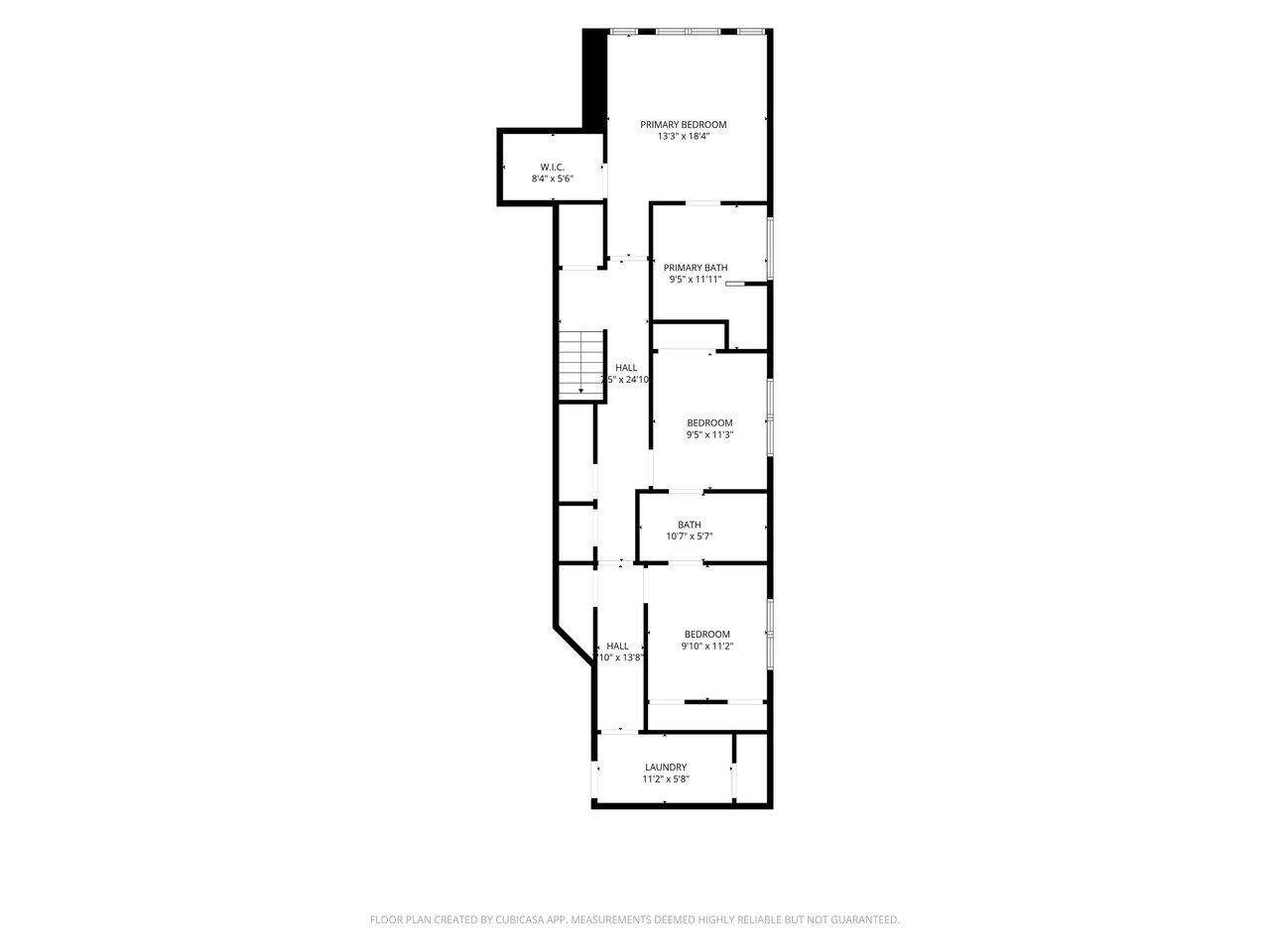 Floor plan of the lower level with bedrooms and room dimensions, 4319 N Richmond St #1N
