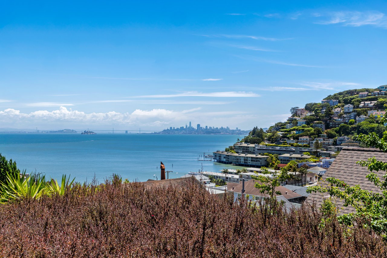 Sausalito Gem with San Francisco Views