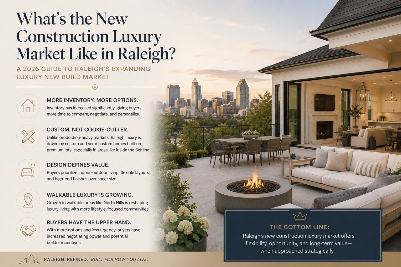 What’s the New Construction Luxury Market Like in Raleigh?