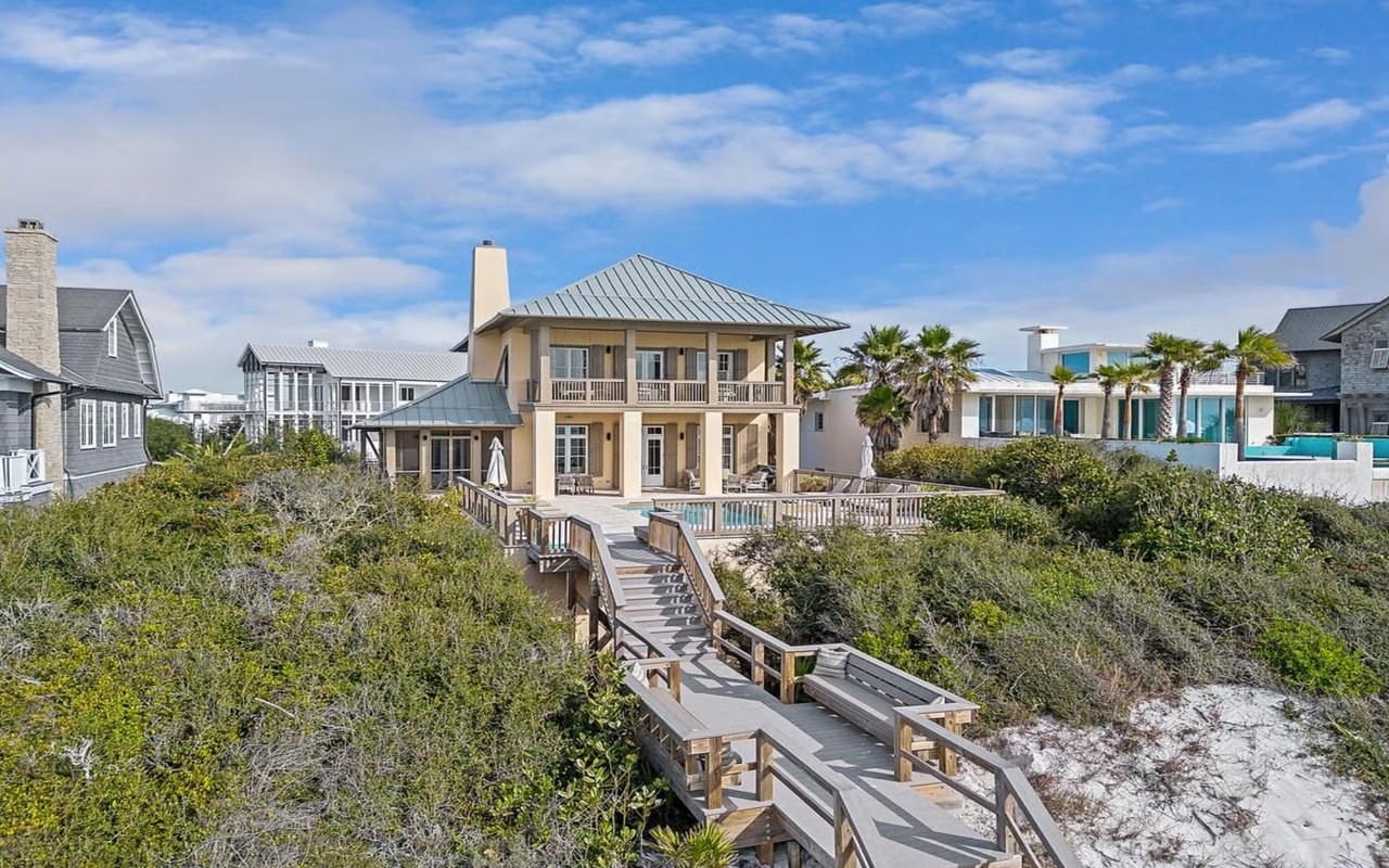 Case Study: Concrete-Constructed Gulf-Front Residence with Pool and Private Beach on 30A