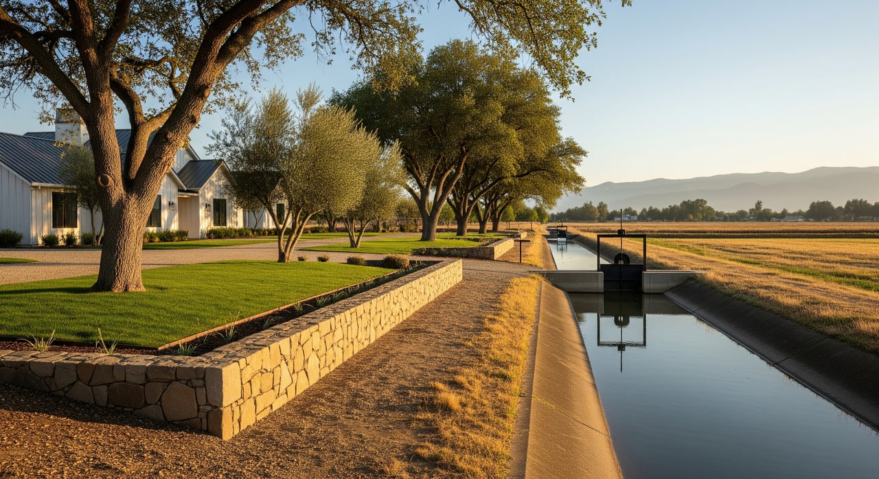 Living With Irrigation Easements Near Gridley