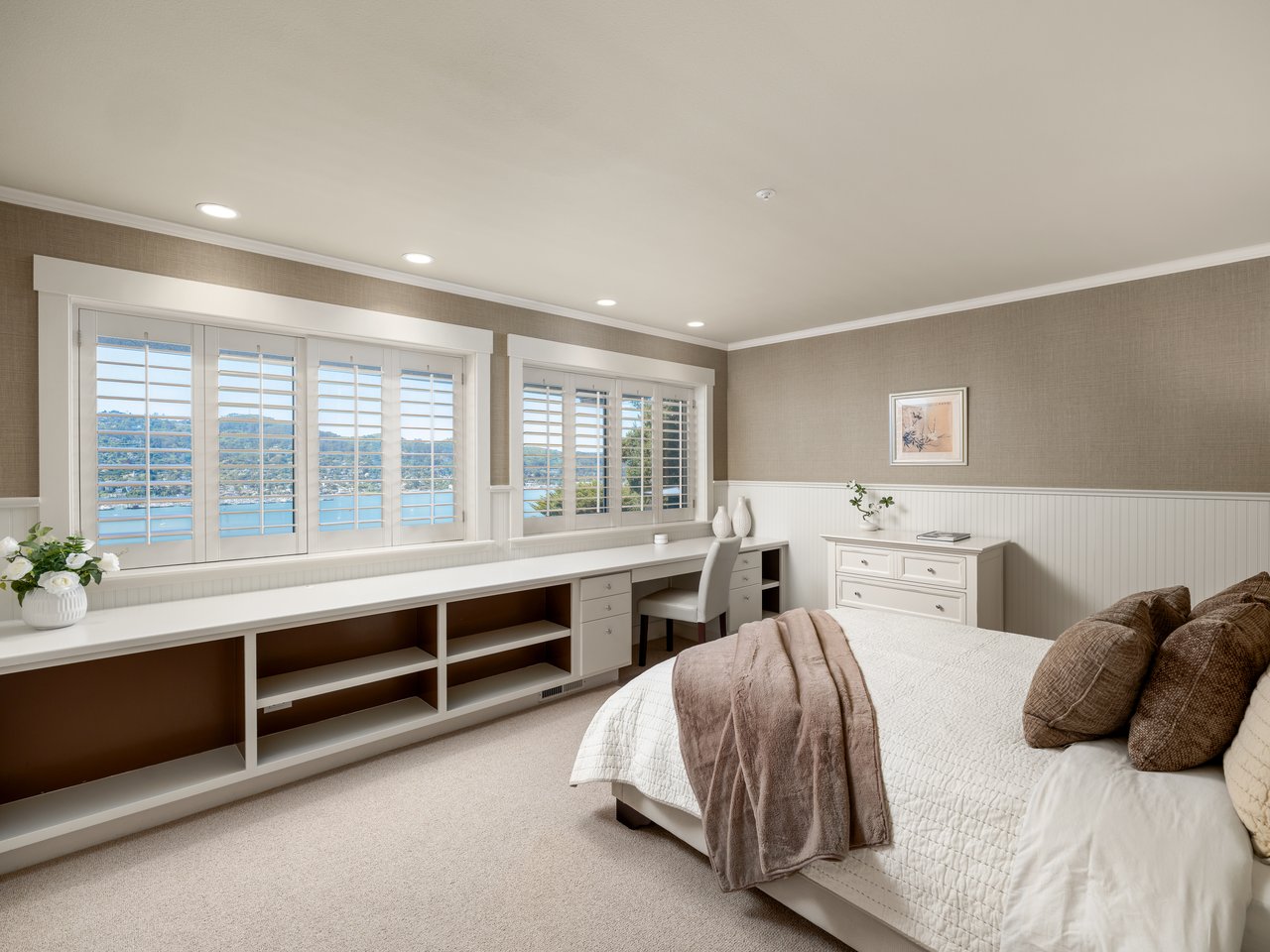 Exceptional Setting with views spanning San Francisco, the Golden Gate Bridge, Sausalito, and across the bay