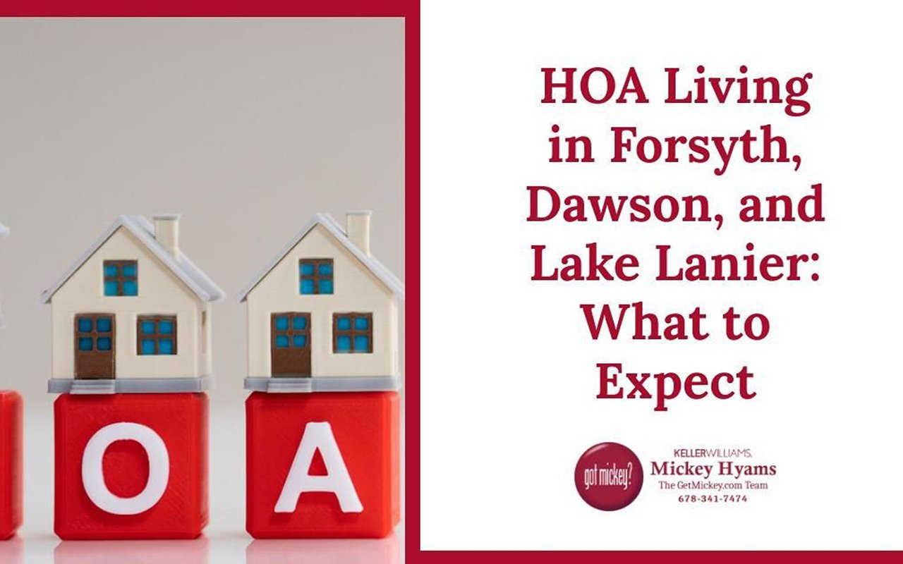 HOA living in Forsyth, Dawson, and Lake Lanier: what to expect