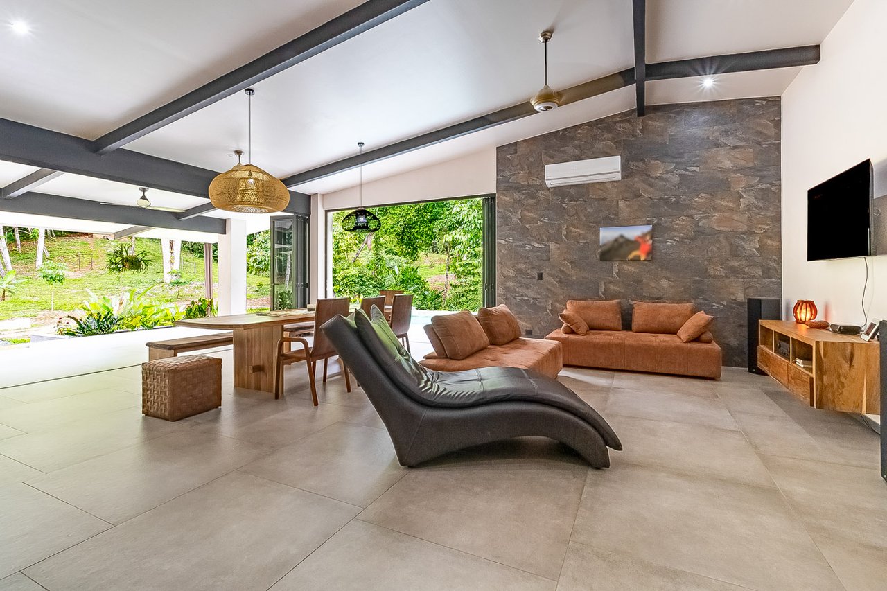 Jungle Home with Riverfront and Orchard in Ojochal Costa Rica