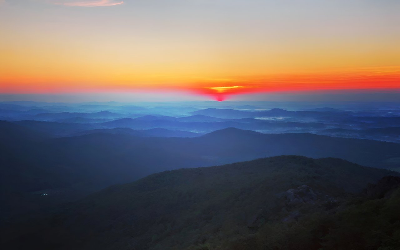 Old Rag Mountain at Shenandoah National Park