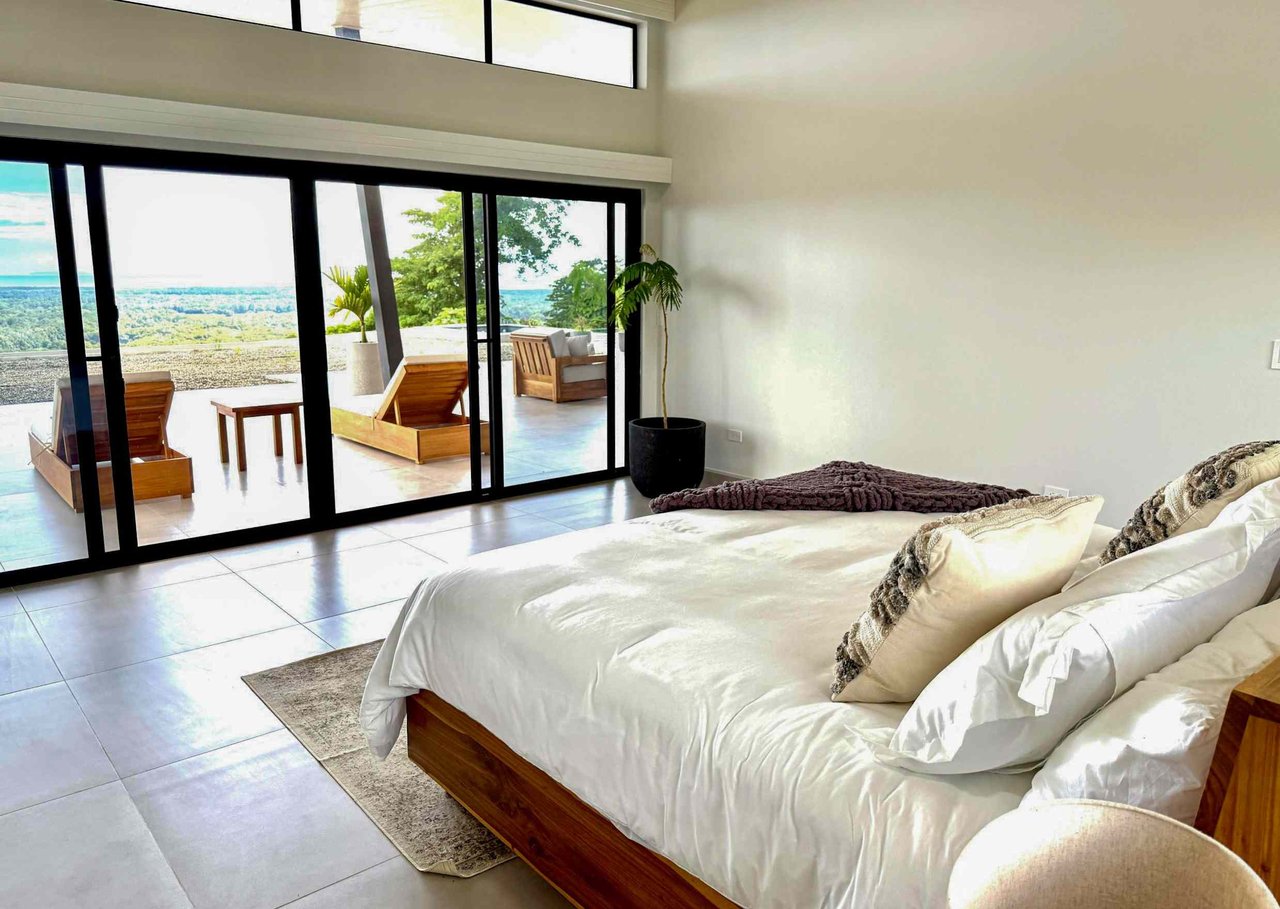 Brand New Modern Luxury 4-Bedroom Home with Pool and Incredible Panoramic Coastal & Ocean Views in Teancum at Tawal near Ojochal Costa Rica